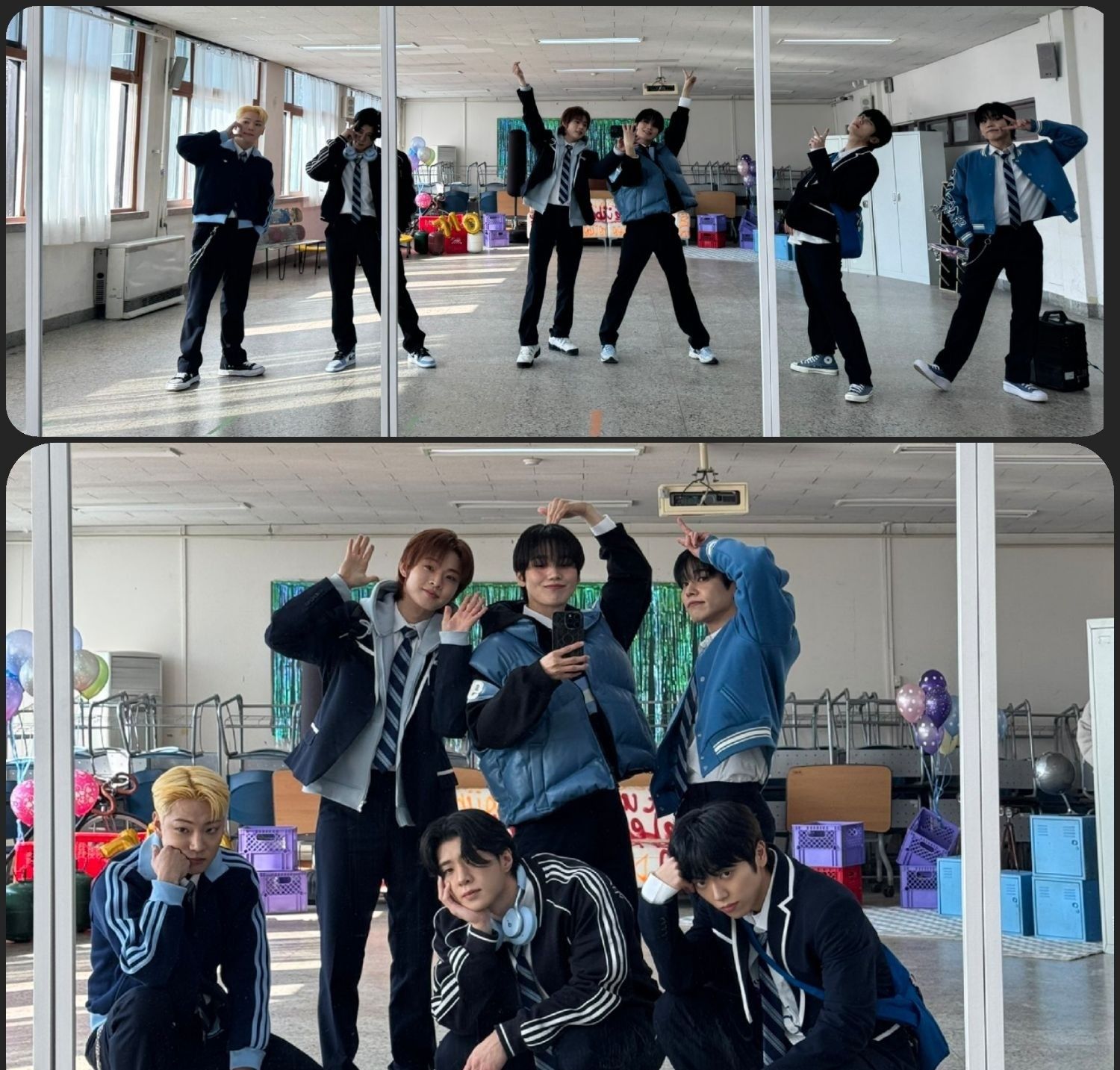 A moment captured by ONF's fan