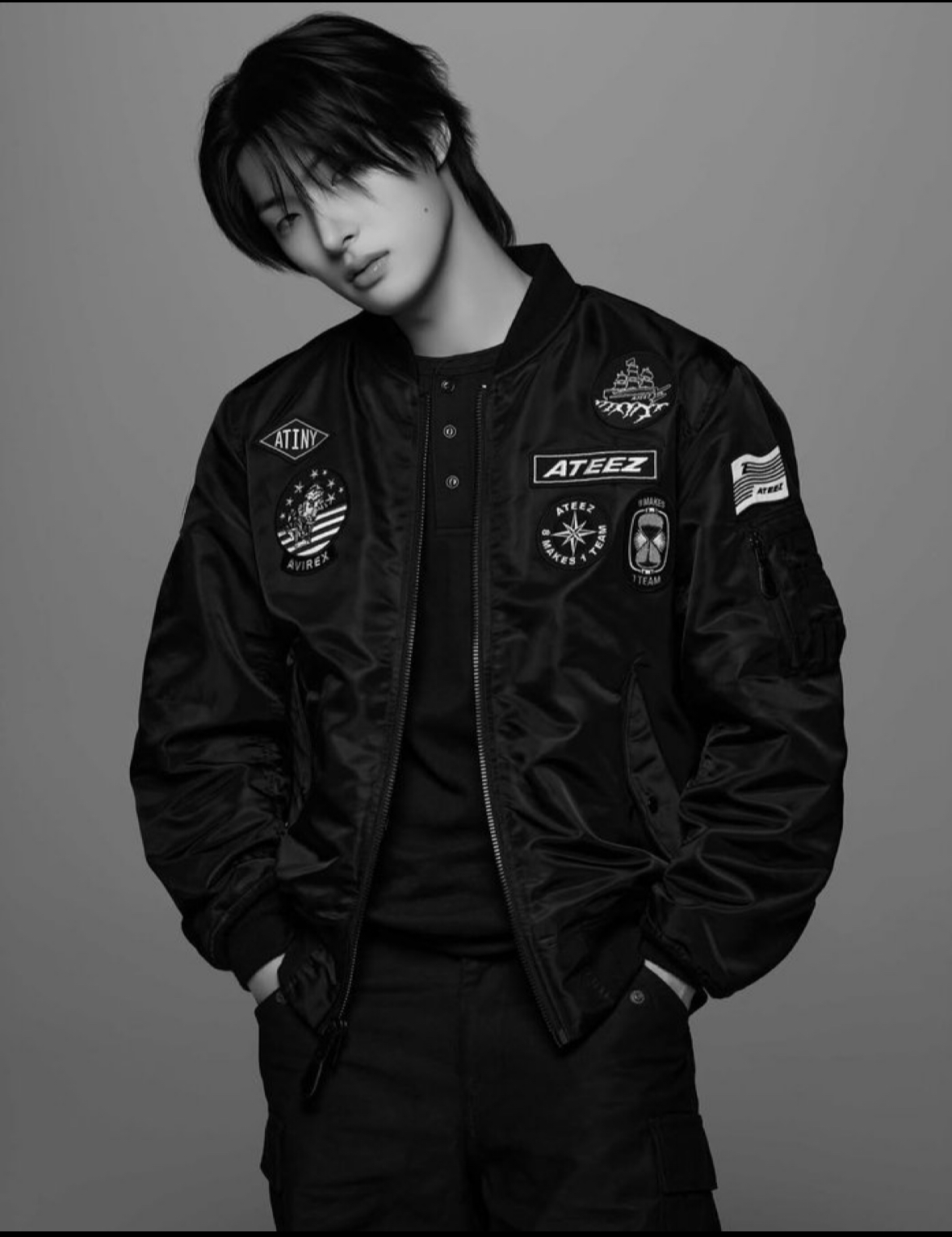 Recent activity shot of Mingi (ATEEZ)