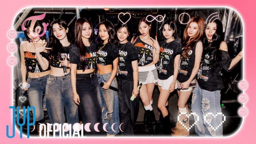 Recent activity shot of TWICE