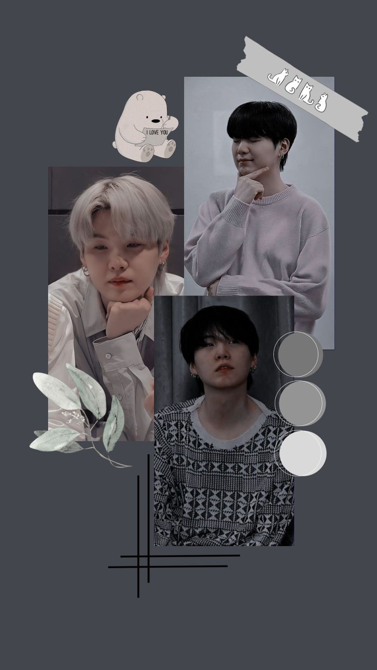 Fan-made special wallpaper for SUGA (BTS)