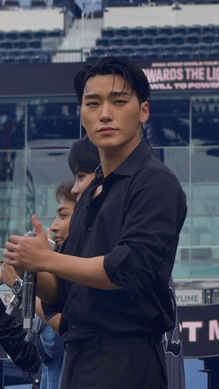 Recent activity shot of San (ATEEZ)