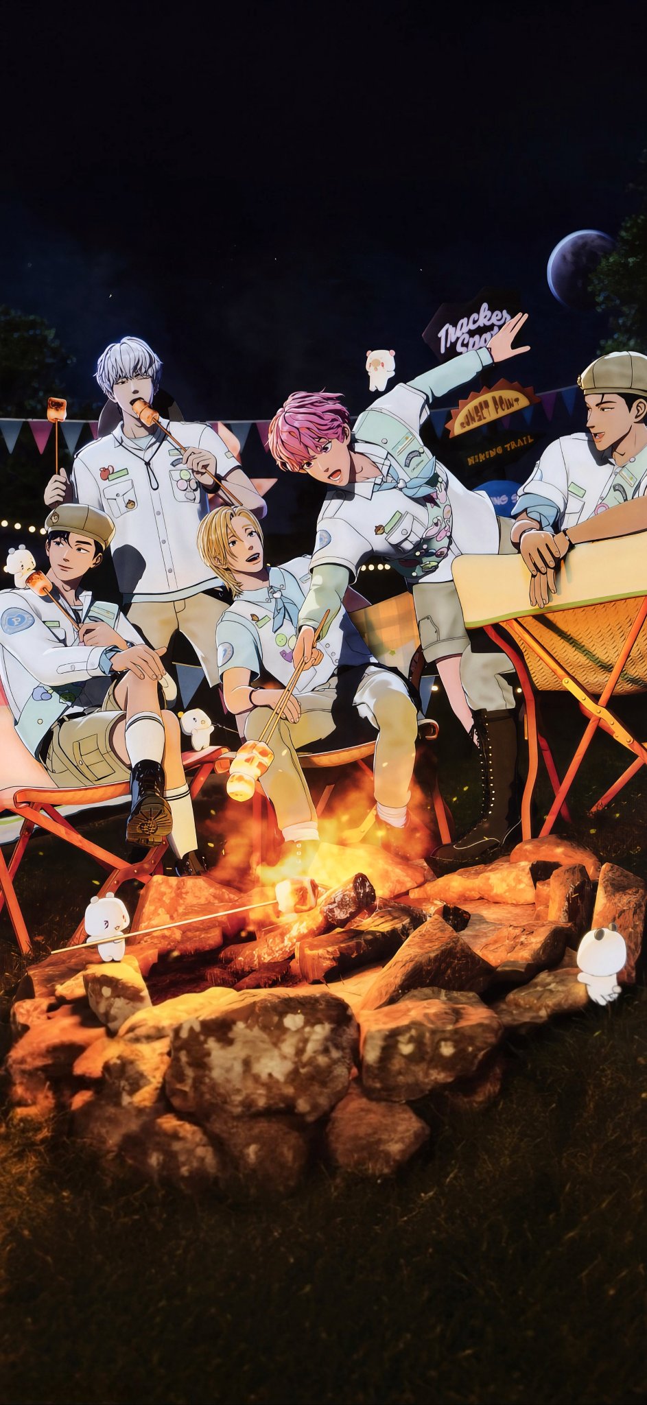 A heartfelt wallpaper shared by PLAVE's fans