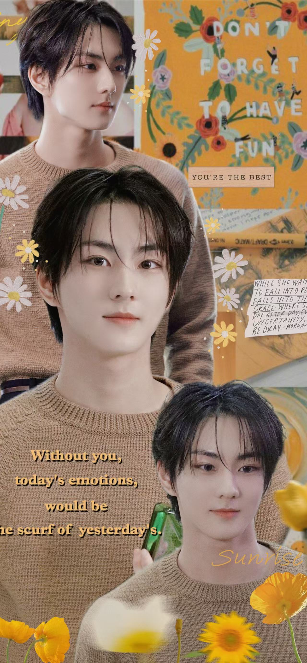 A heartfelt wallpaper shared by Jungwon (ENHYPEN)'s fans