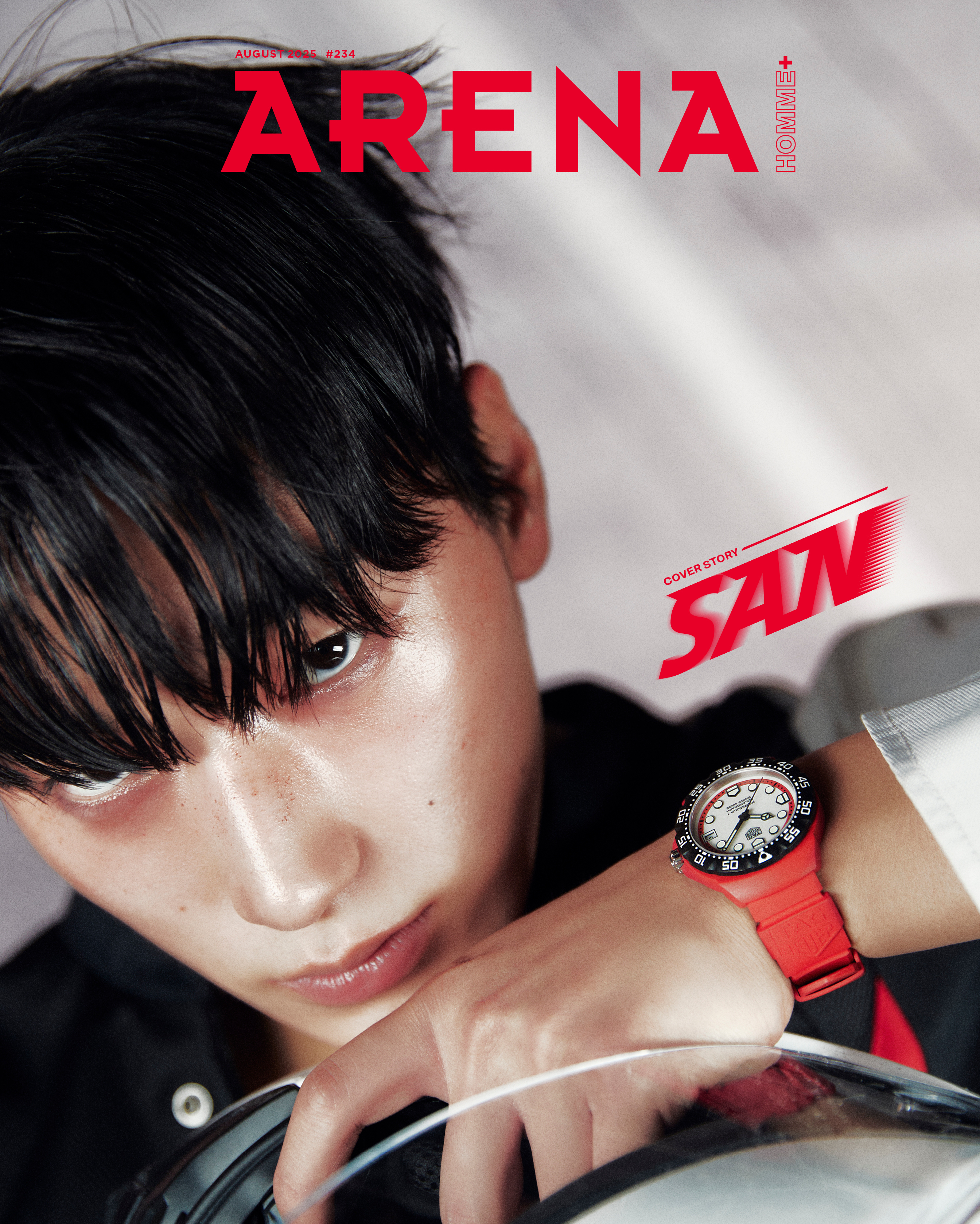 A moment captured by San (ATEEZ)'s fan