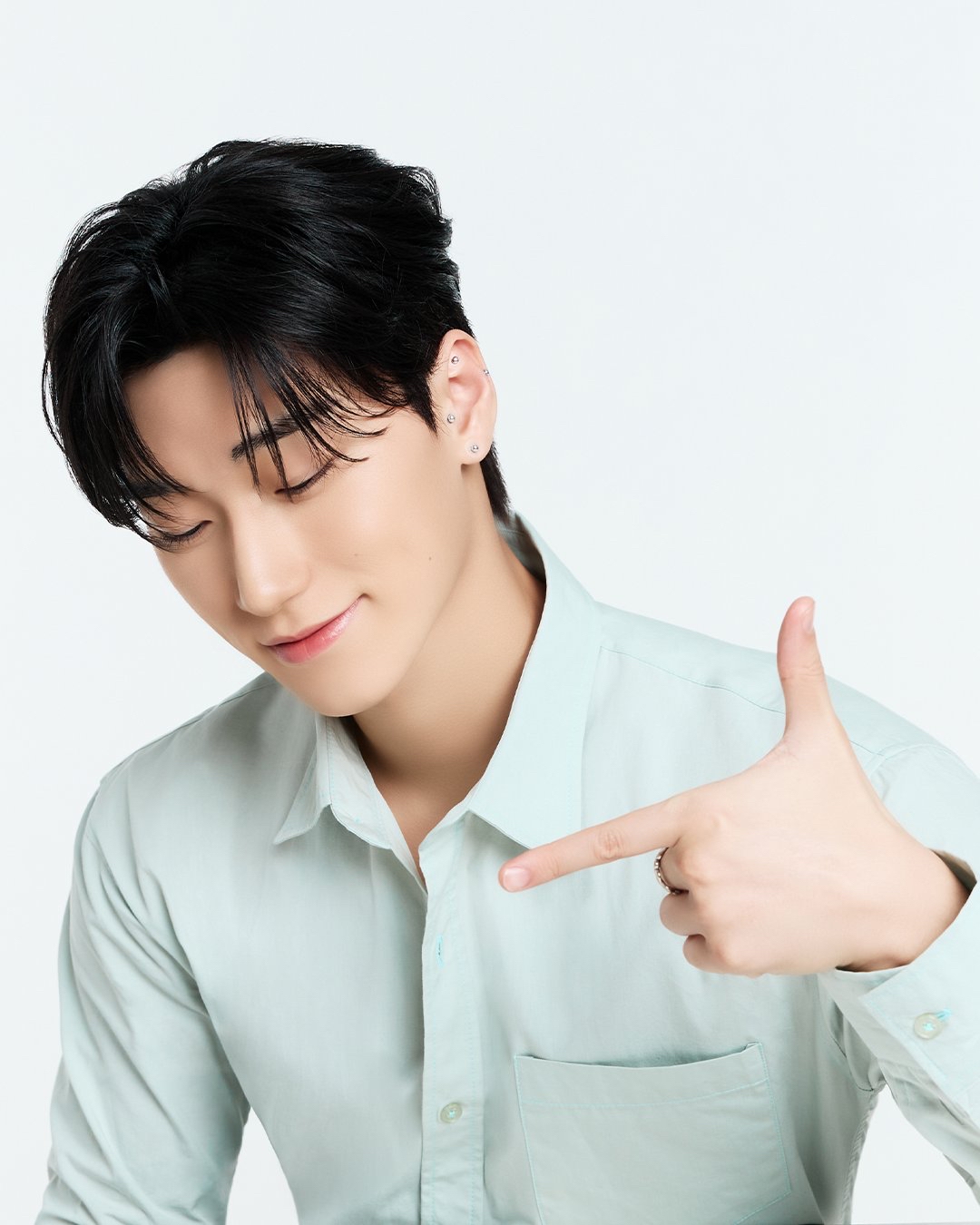 A moment captured by San (ATEEZ)'s fan