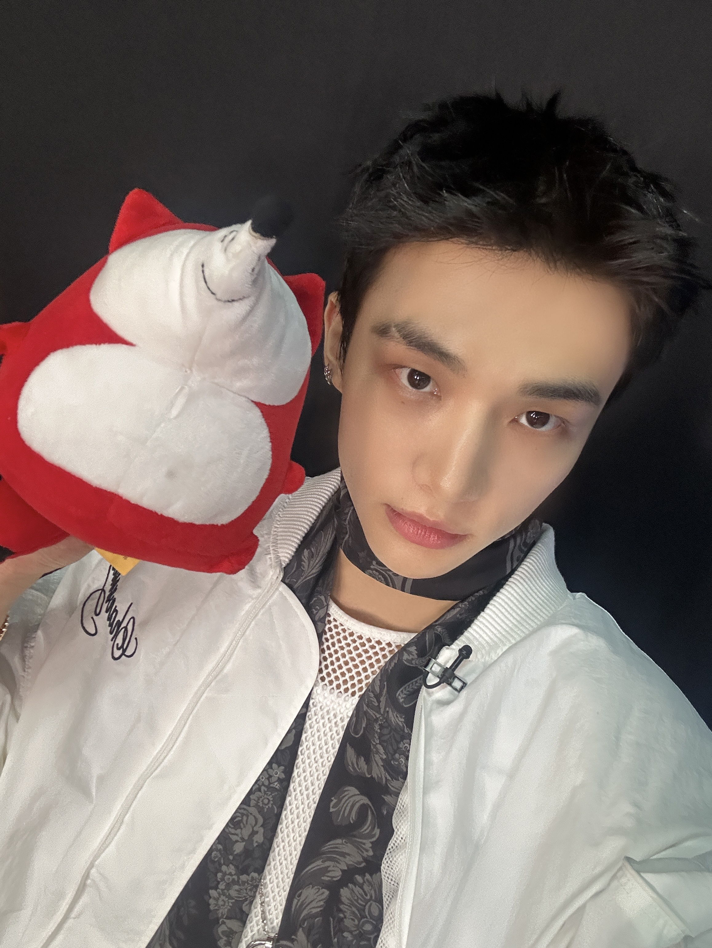 Recent activity shot of Hyunjin (Stray Kids)