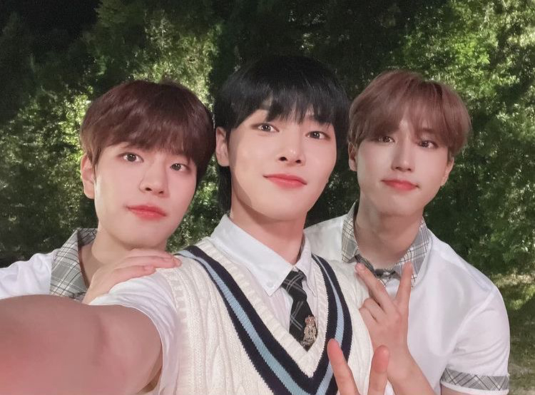 Recent activity shot of HAN (Stray Kids)