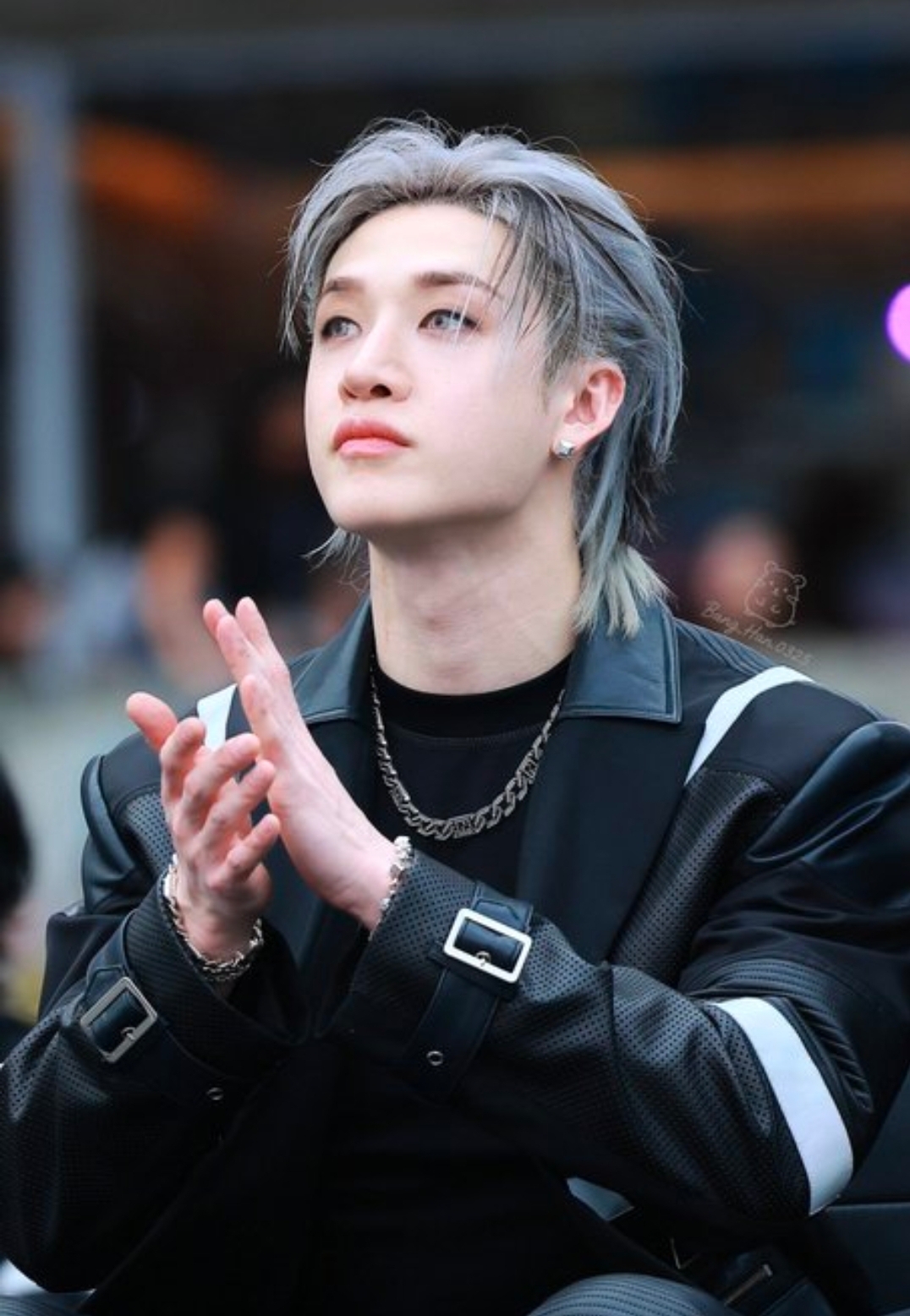 A moment captured by Bang Chan (Stray Kids)'s fan