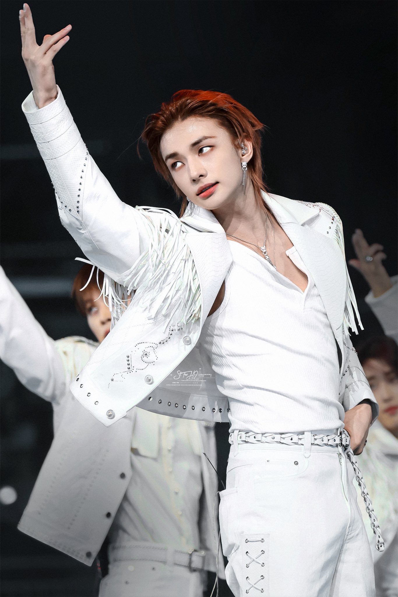 A moment captured by Hyunjin (Stray Kids)'s fan