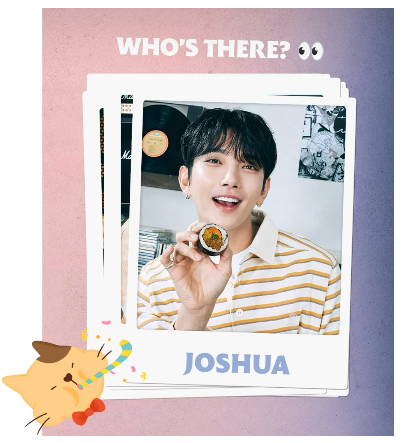 Behind-the-scenes cut of Joshua (SEVENTEEN)