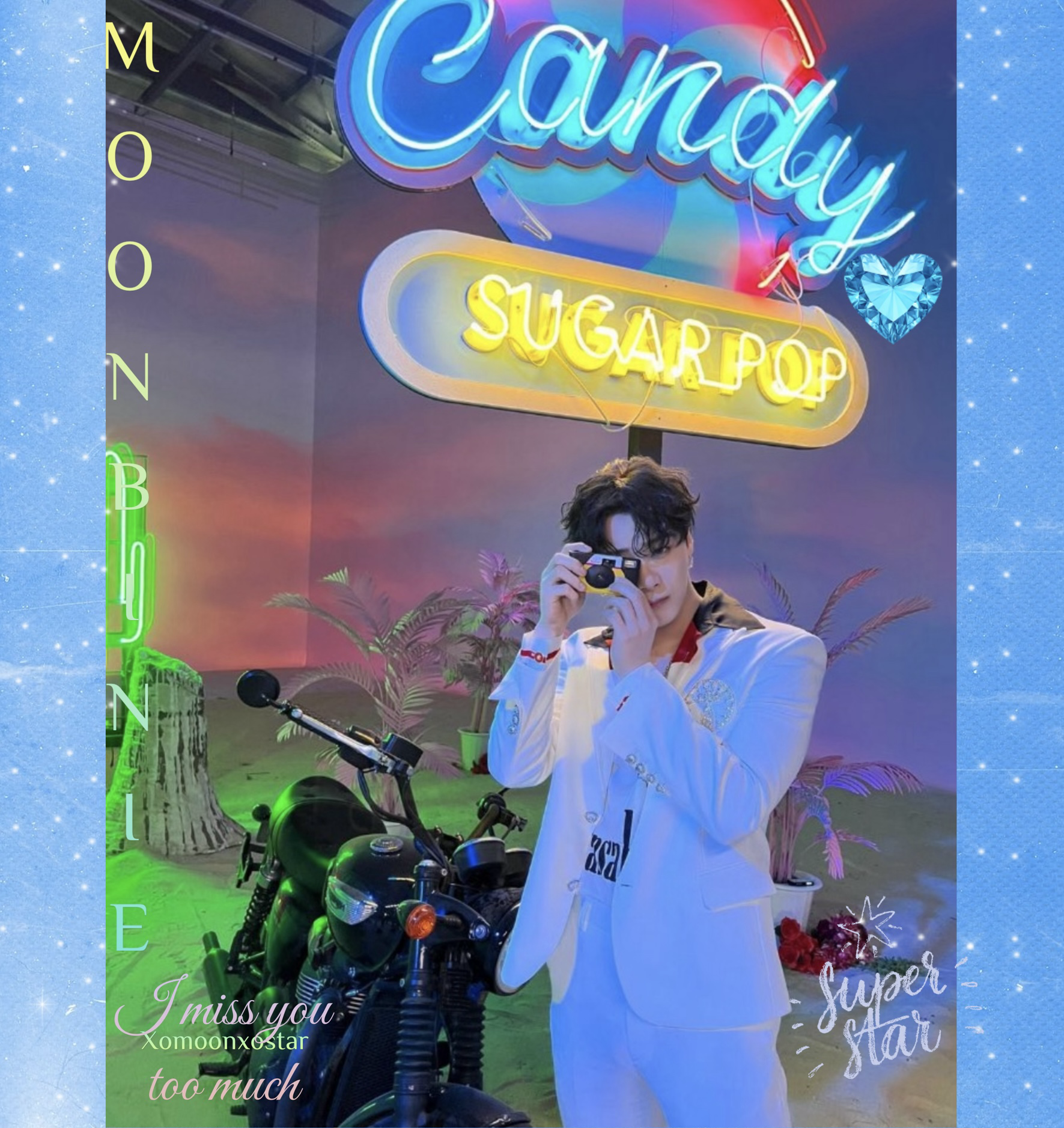 A moment captured by Moonbin (ASTRO)'s fan