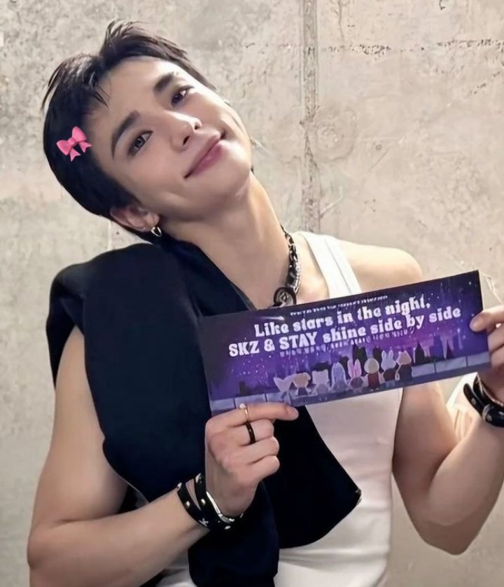 A moment captured by Hyunjin (Stray Kids)'s fan