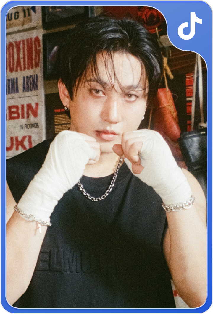 Recent activity shot of Changbin (Stray Kids)