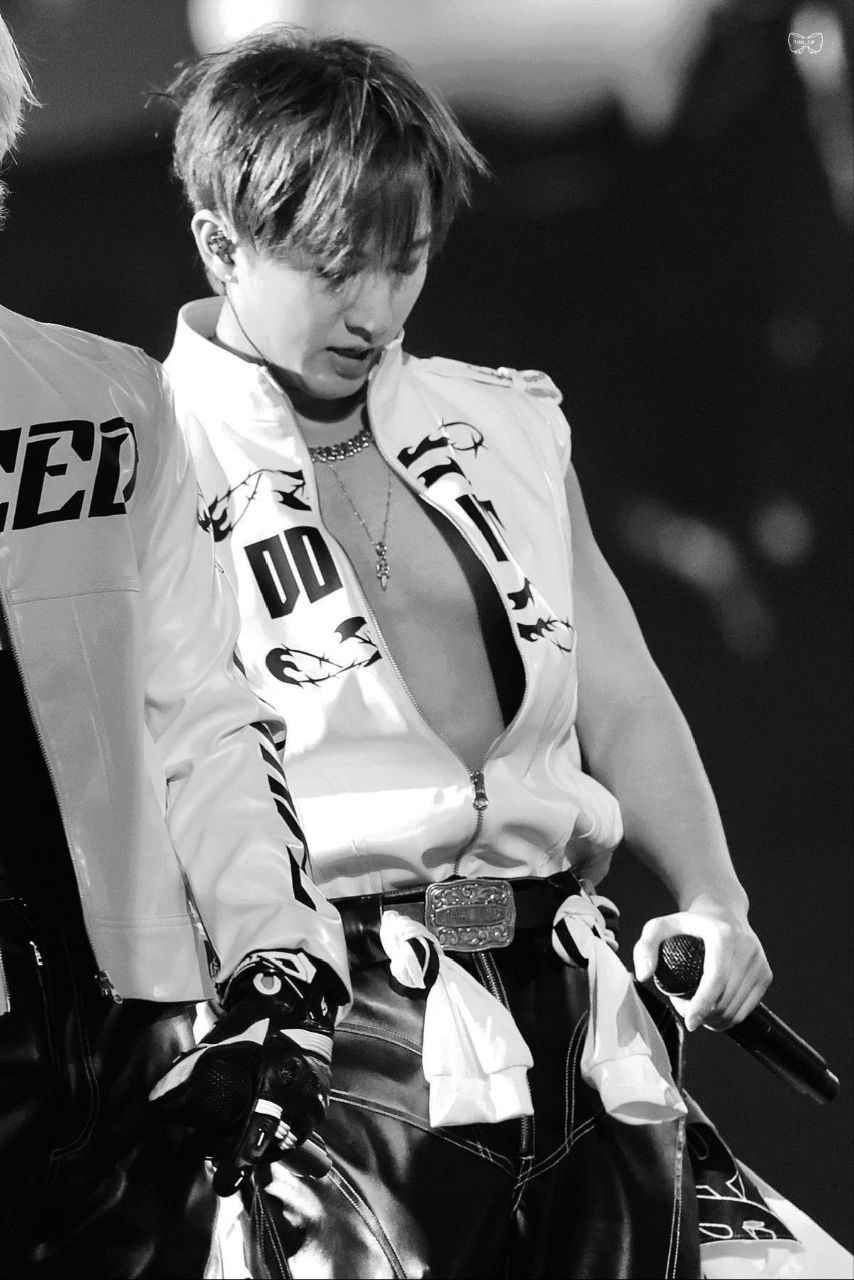 Recent activity shot of Changbin (Stray Kids)