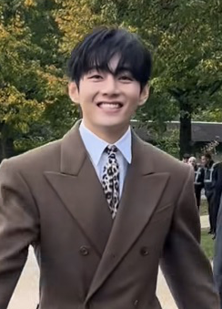 A moment captured by V (BTS)'s fan