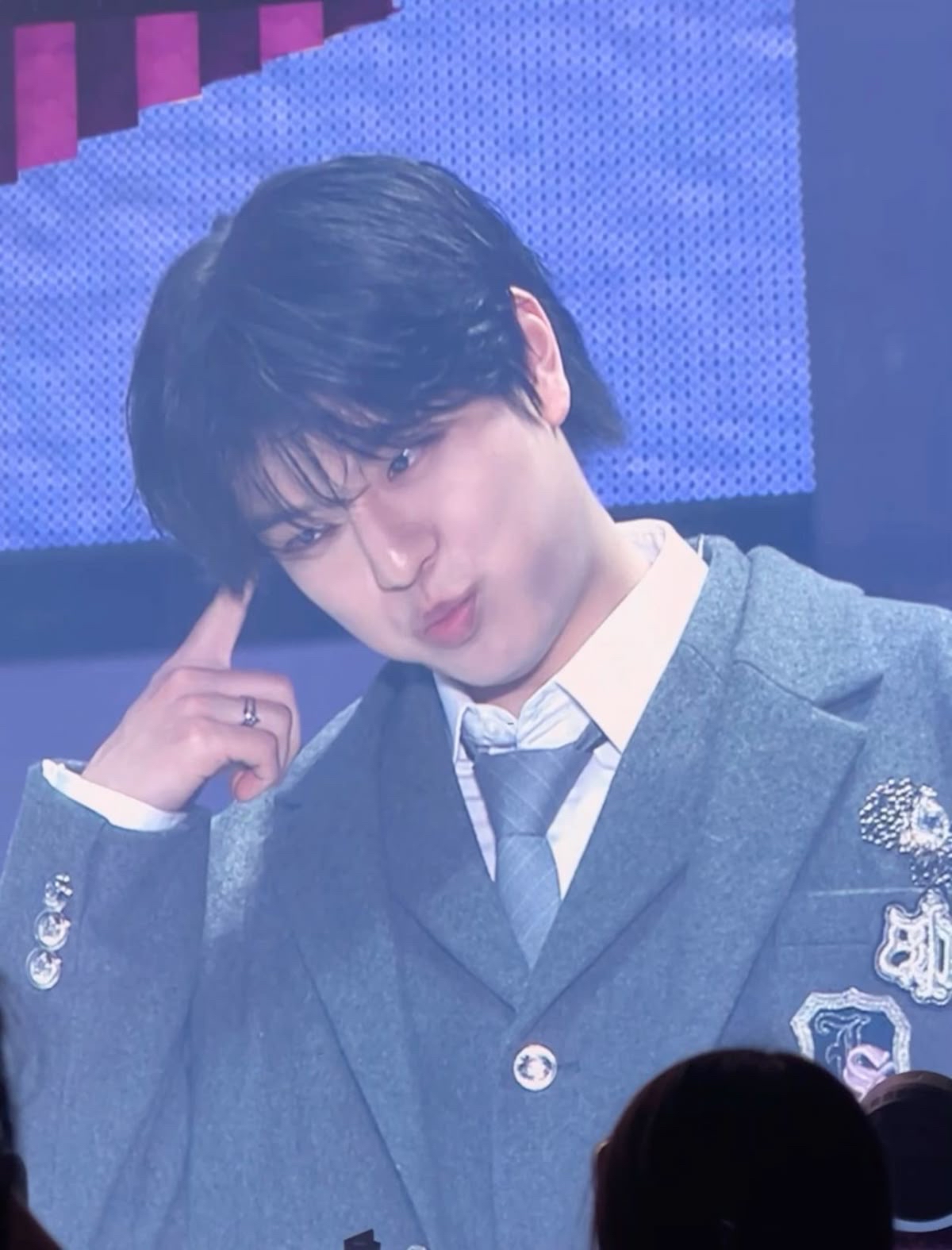 A moment captured by Seungmin (Stray Kids)'s fan
