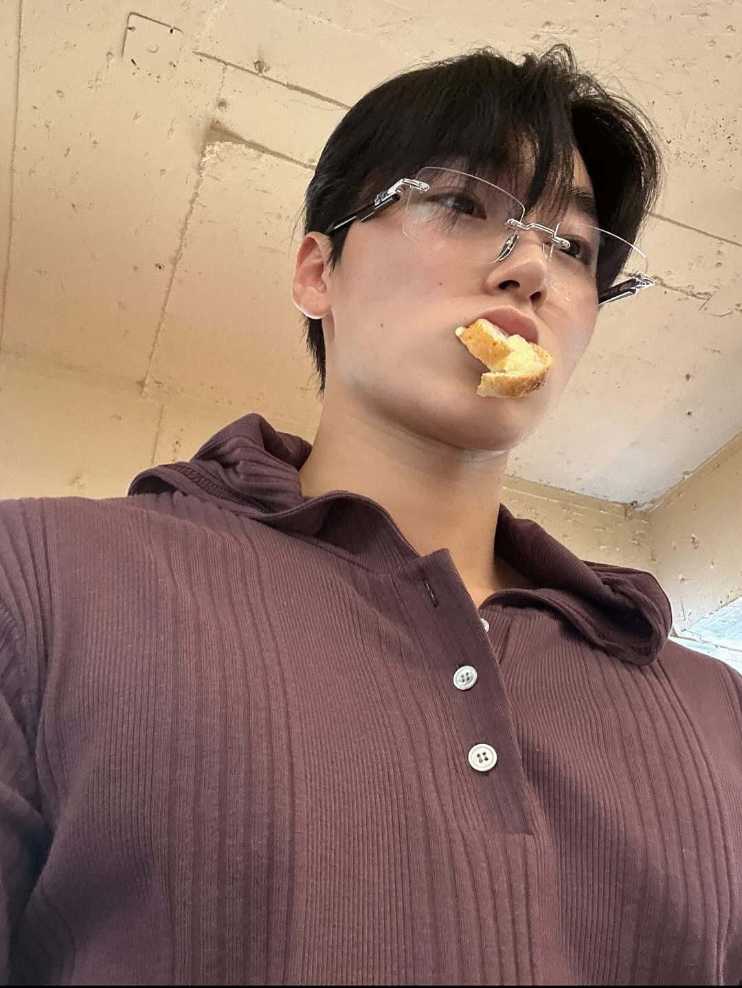A moment captured by San (ATEEZ)'s fan