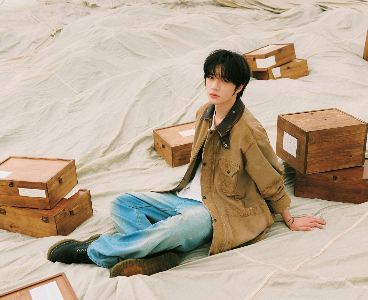 Behind-the-scenes cut of Beomgyu (TOMORROW X TOGETHER)