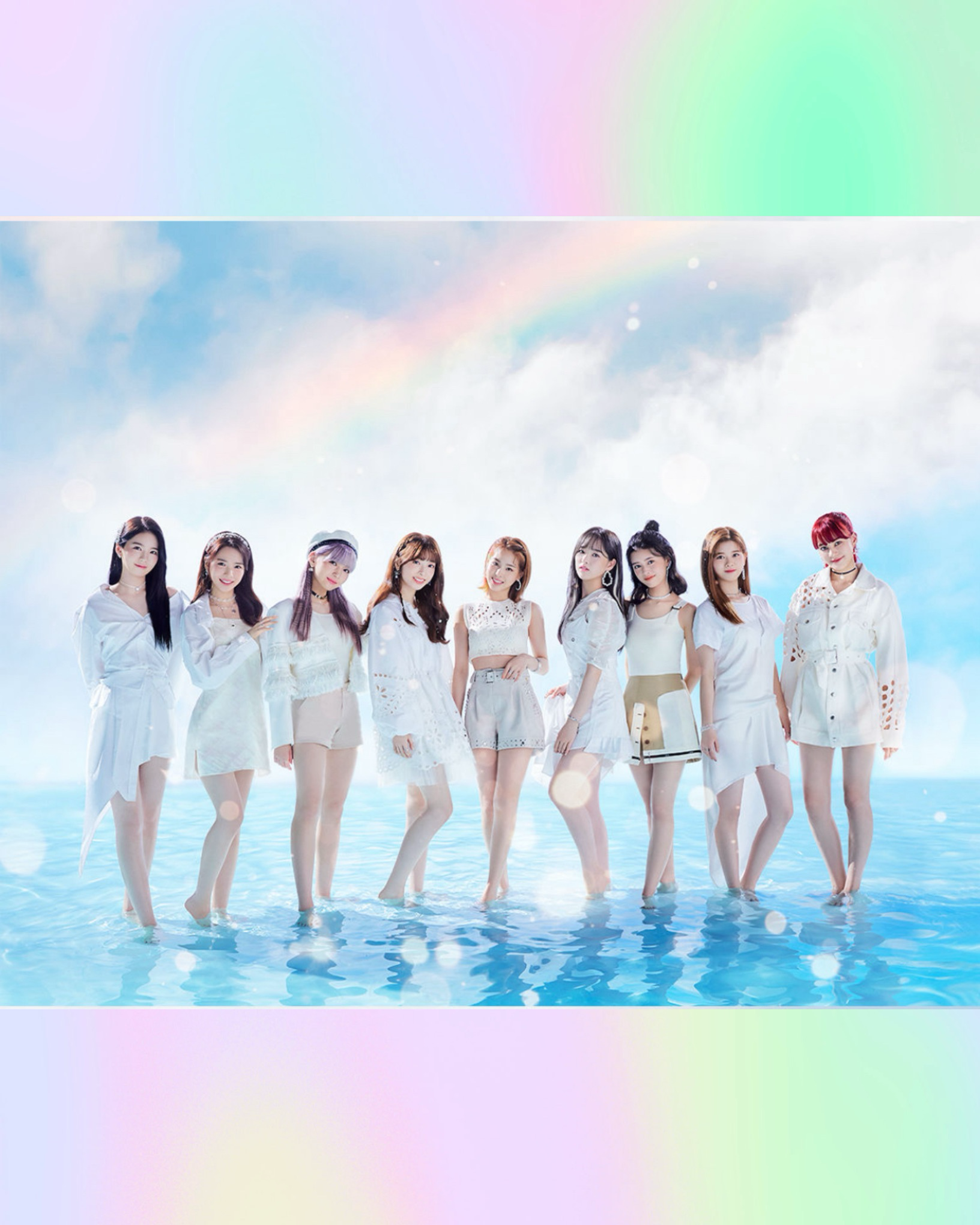 A moment captured by NiziU's fan