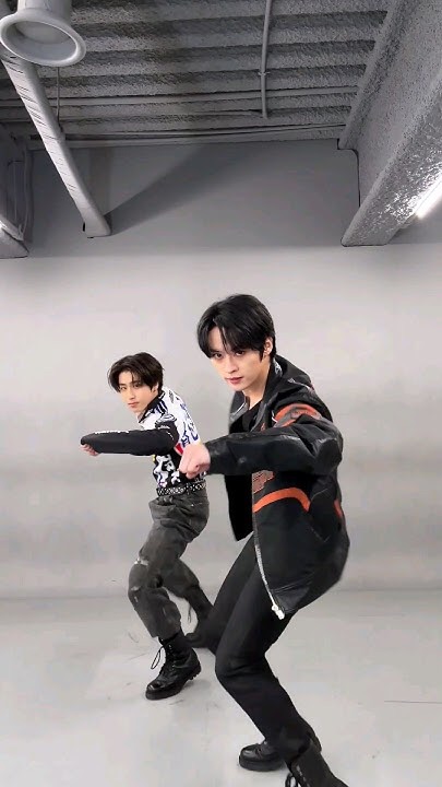 A moment captured by Stray Kids's fan