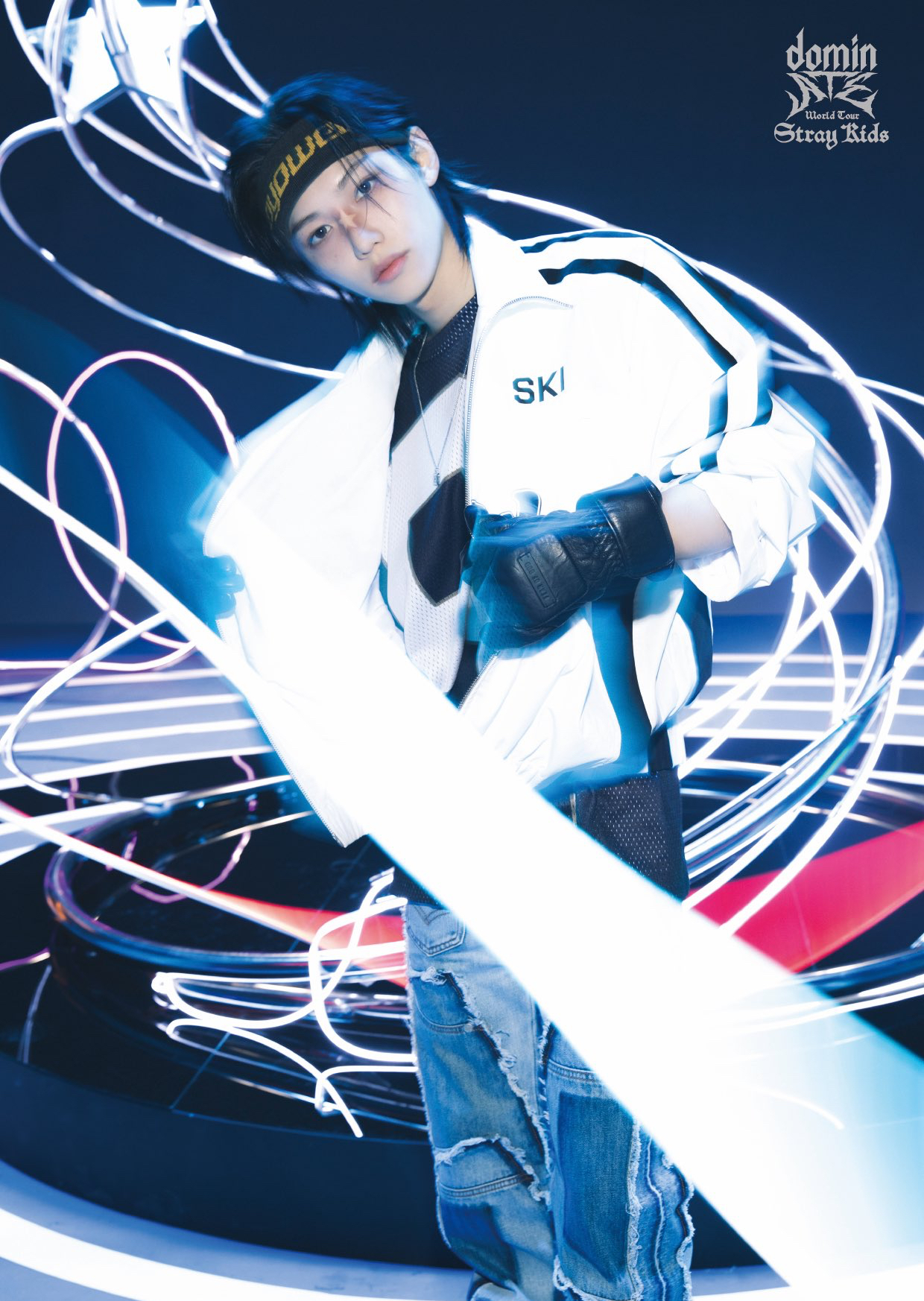 Recent activity shot of Felix (Stray Kids)