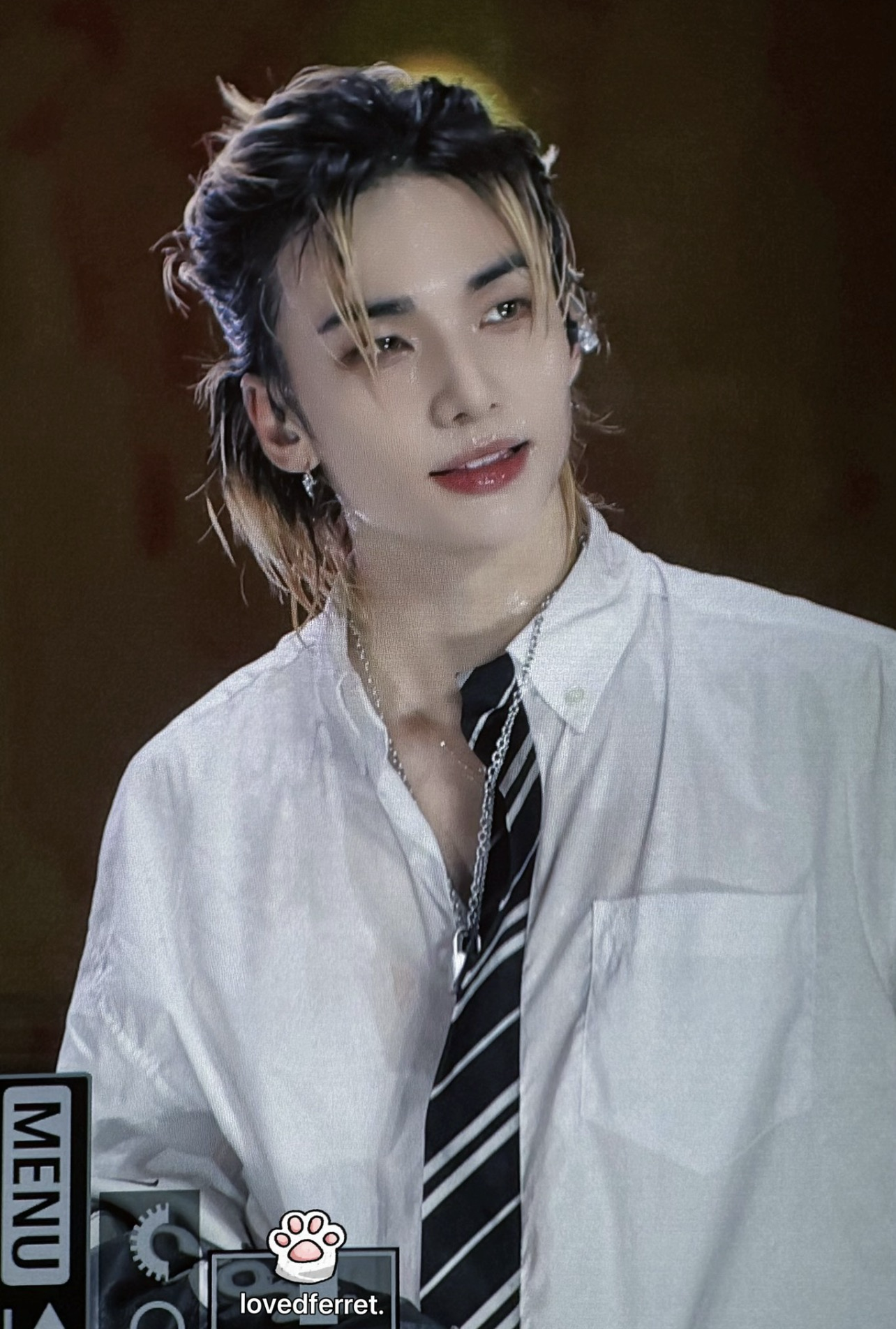 Behind-the-scenes cut of Hyunjin (Stray Kids)