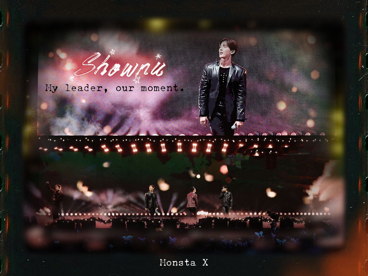 Recent activity shot of Shownu (MONSTA X)