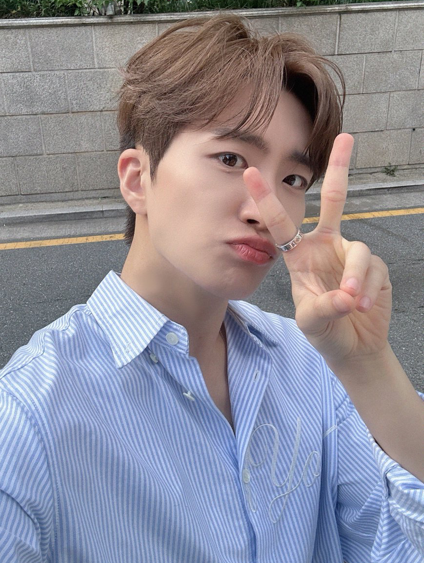 Recent activity shot of Youngjae (GOT7)