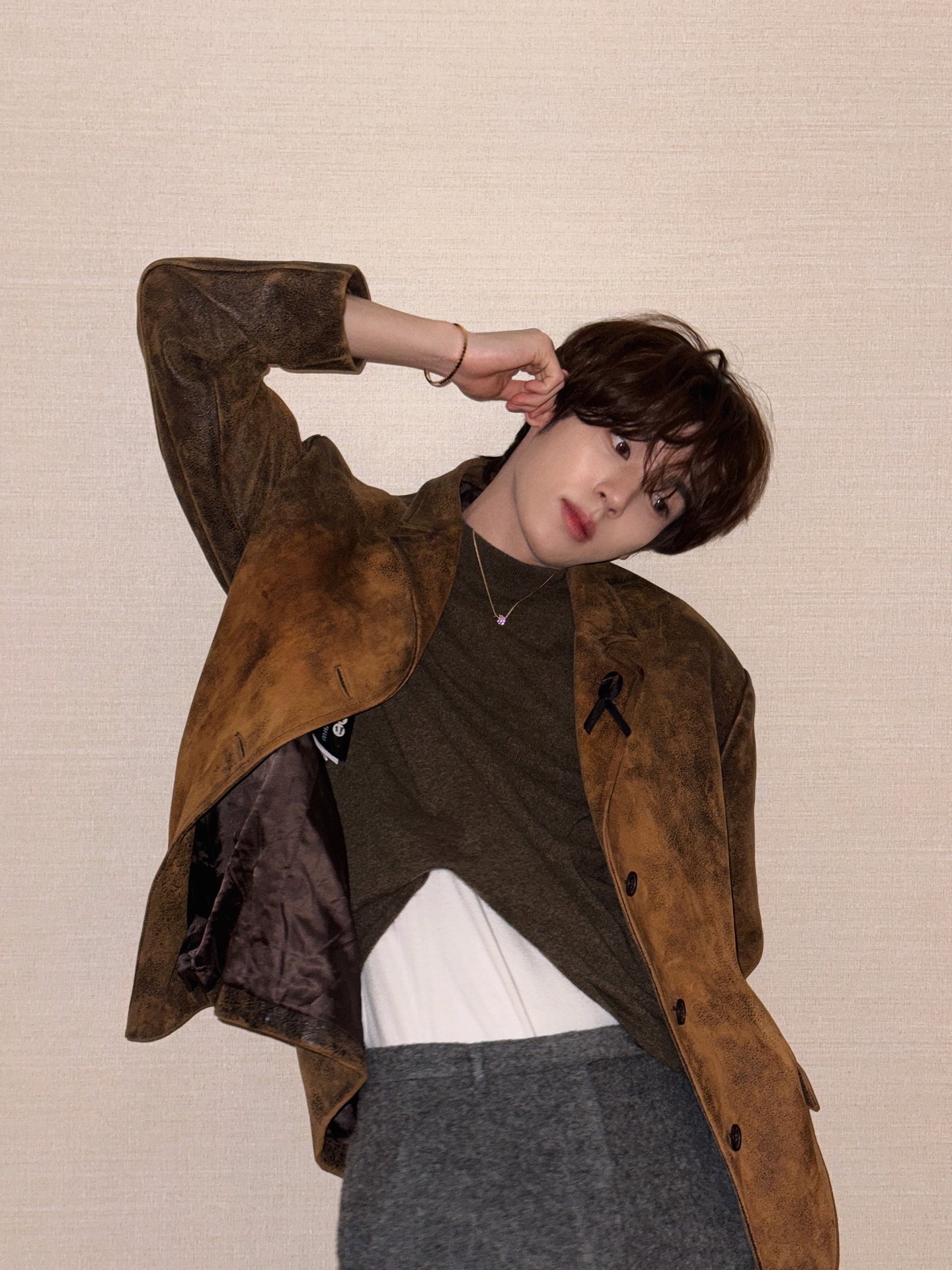 Recent activity shot of Han Yujin (ZEROBASEONE)