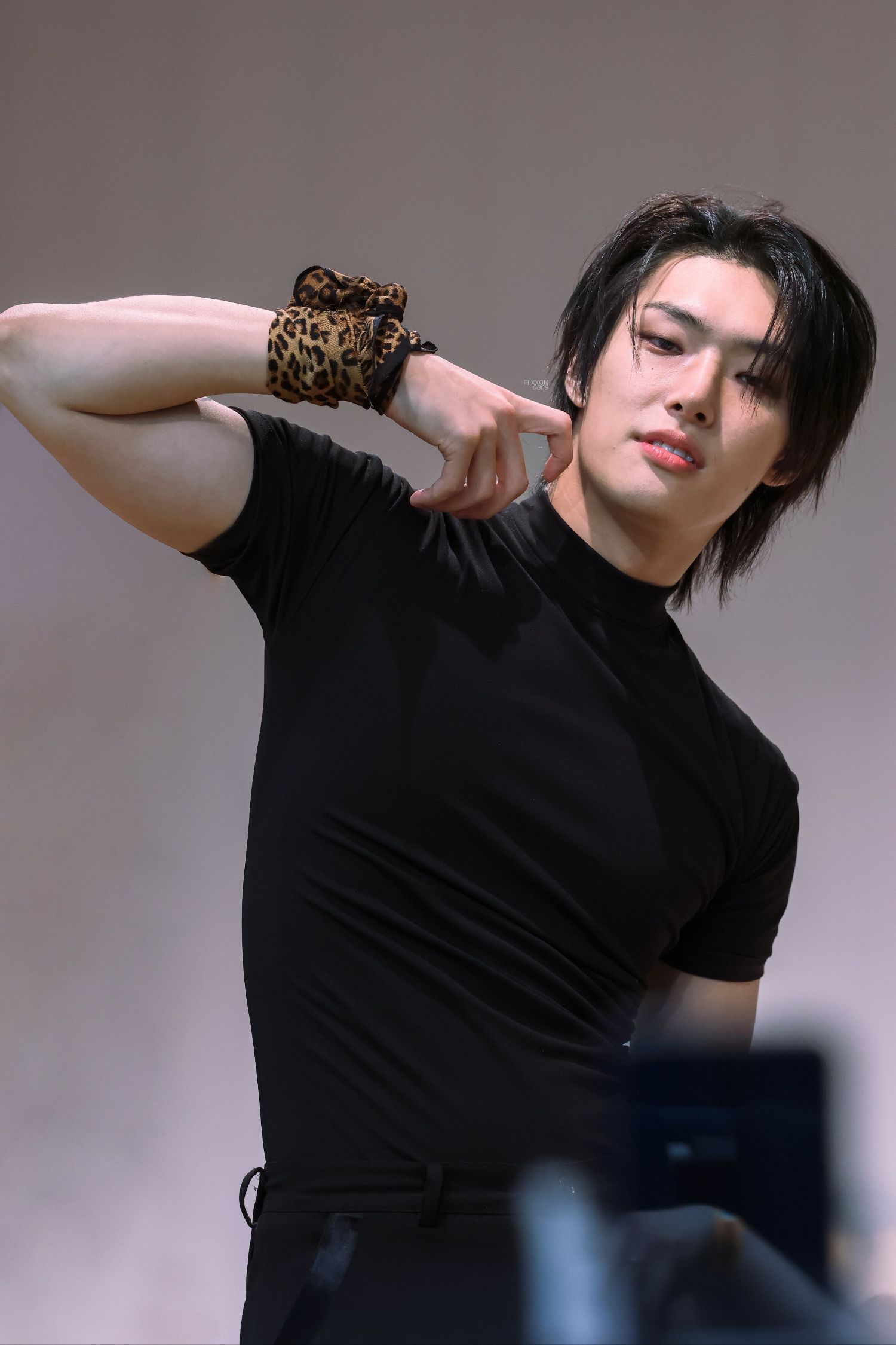 Recent activity shot of Mingi (ATEEZ)