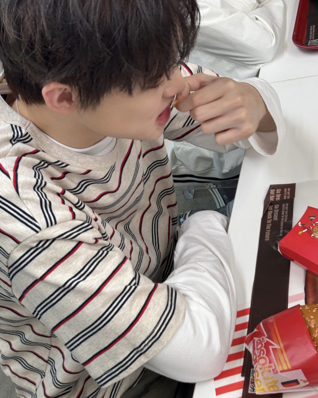 A moment captured by Chenle (NCT DREAM)'s fan