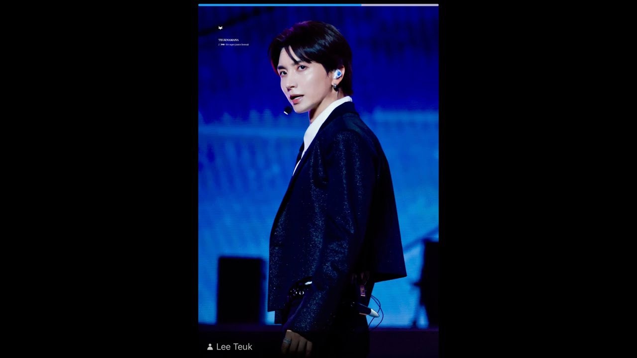 A moment captured by Leeteuk (Super Junior)'s fan
