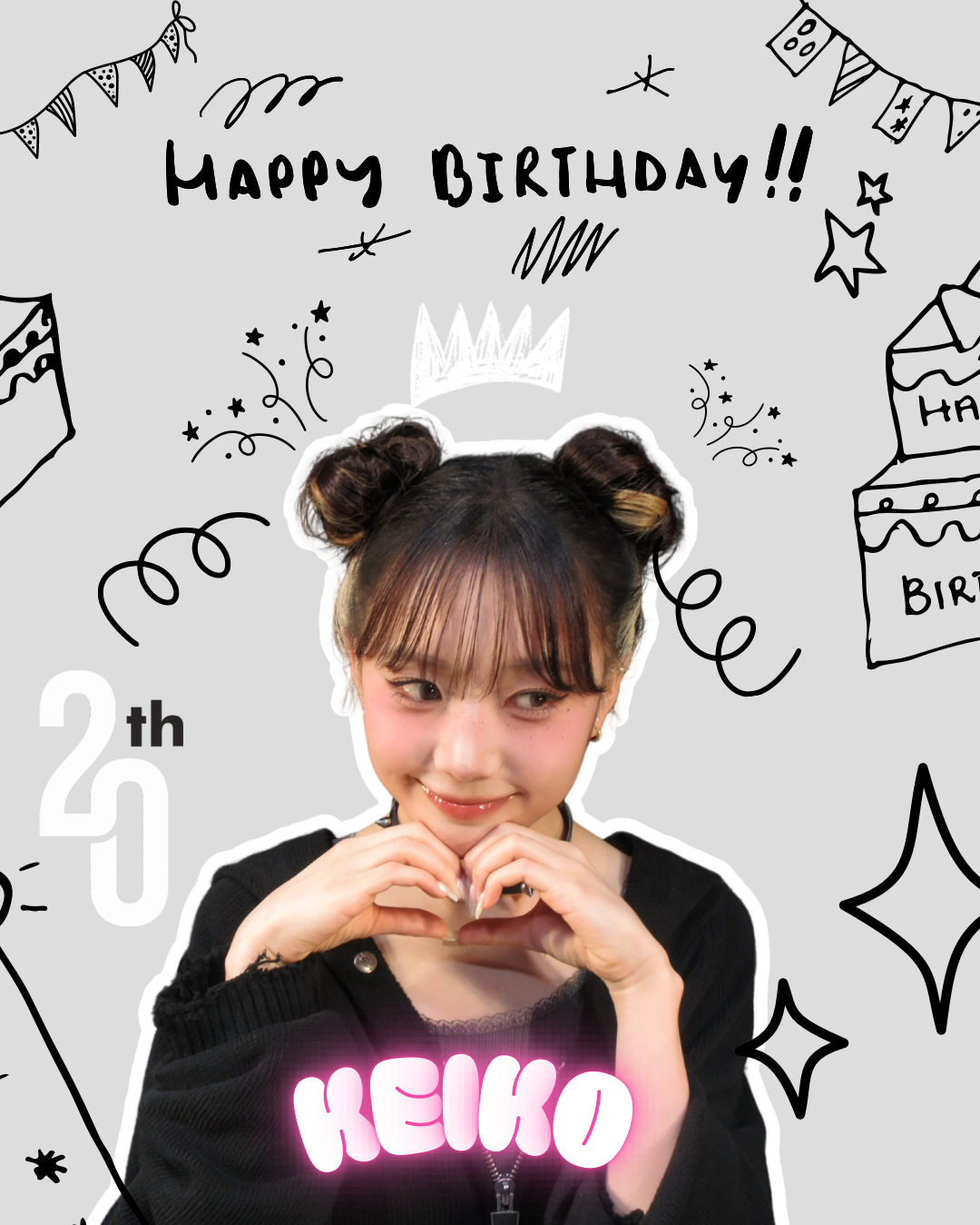 Behind-the-scenes cut of Shimizu Keiko (ME:I)