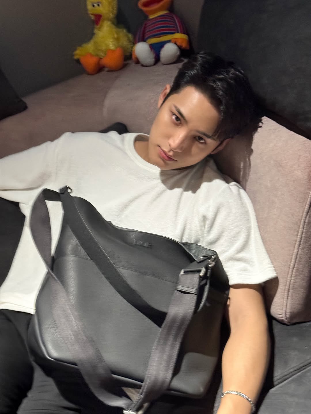 A moment captured by Mingyu (SEVENTEEN)'s fan