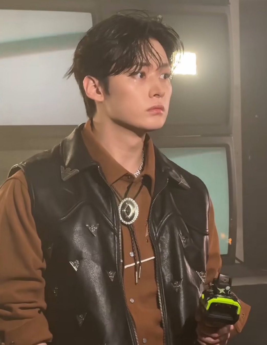 Recent activity shot of Lee Know (Stray Kids)