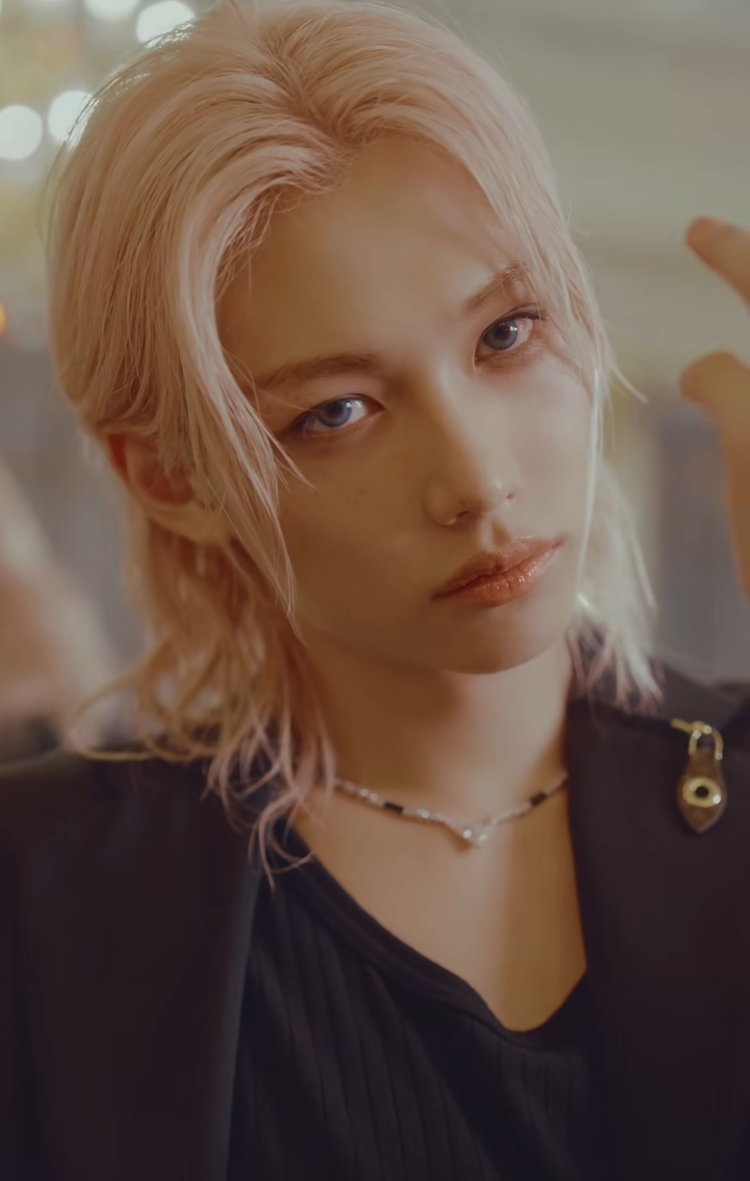 A moment captured by Felix (Stray Kids)'s fan