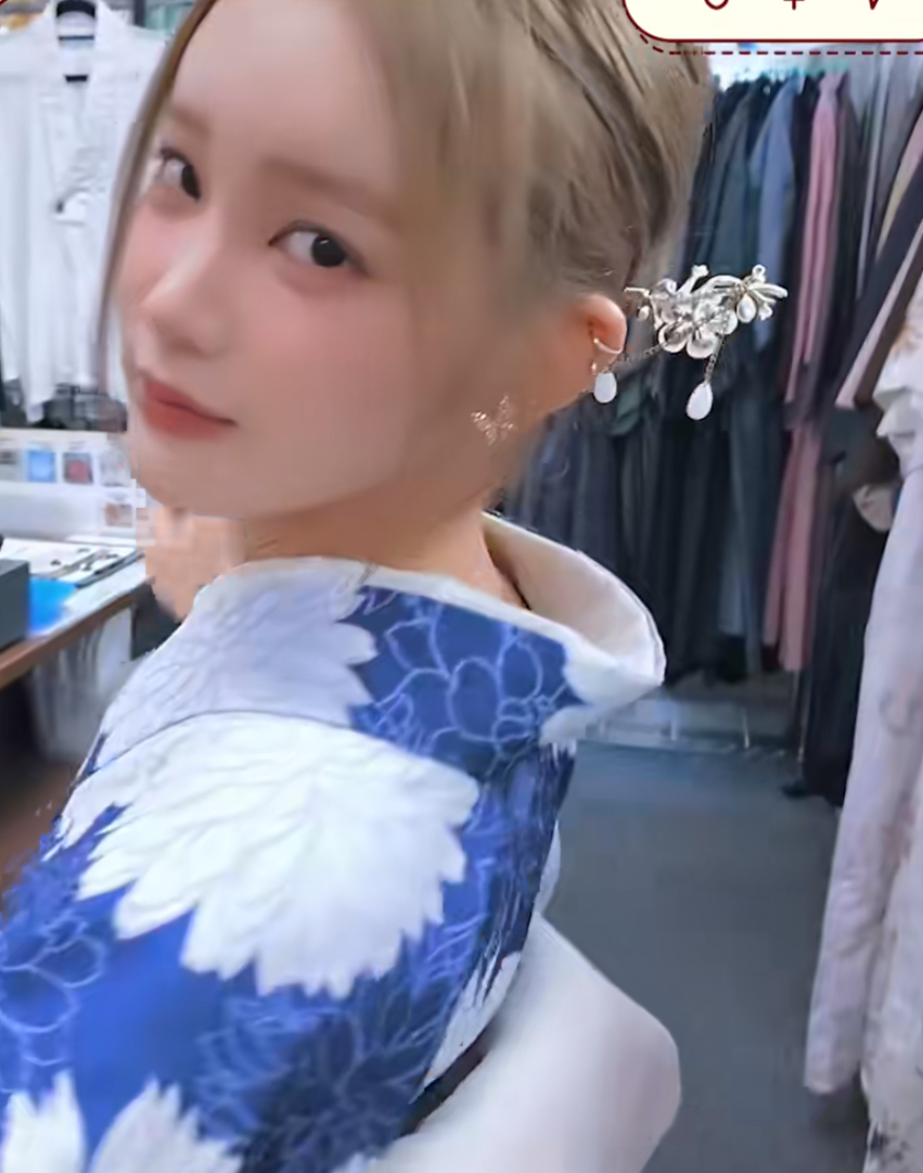 A moment captured by Sakurai Miu (ME:I)'s fan