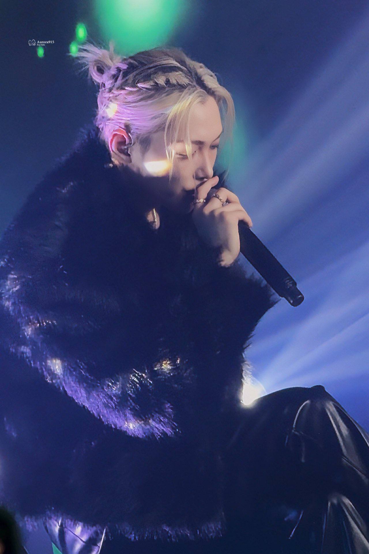 Recent activity shot of Felix (Stray Kids)