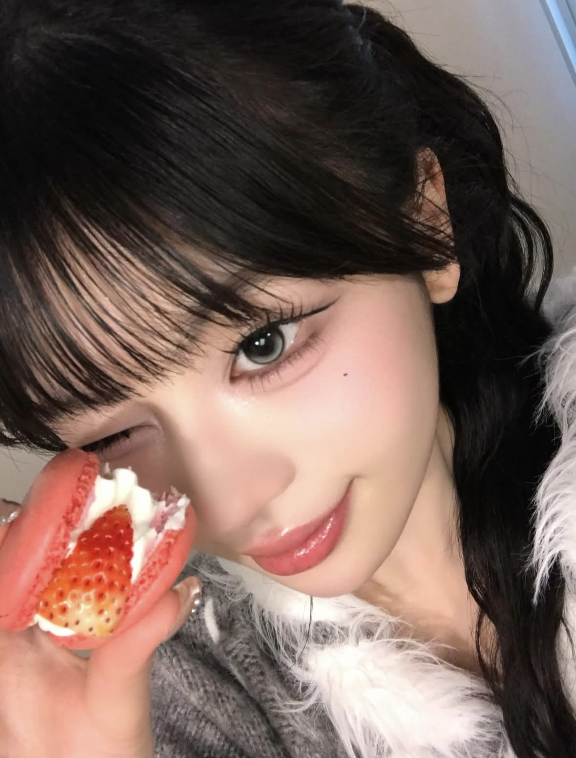 Behind-the-scenes cut of Murakami Rinon (ME:I)