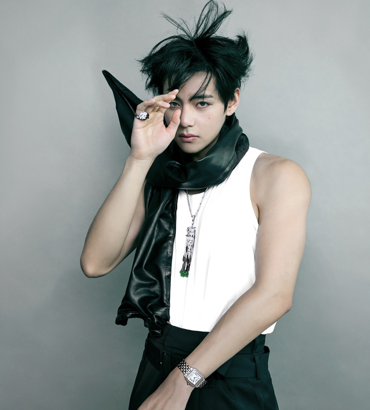 A moment captured by V (BTS)'s fan