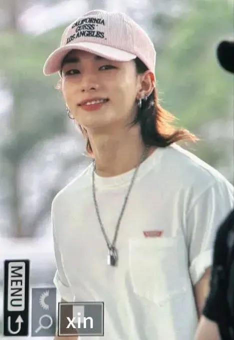 Behind-the-scenes cut of Hyunjin (Stray Kids)