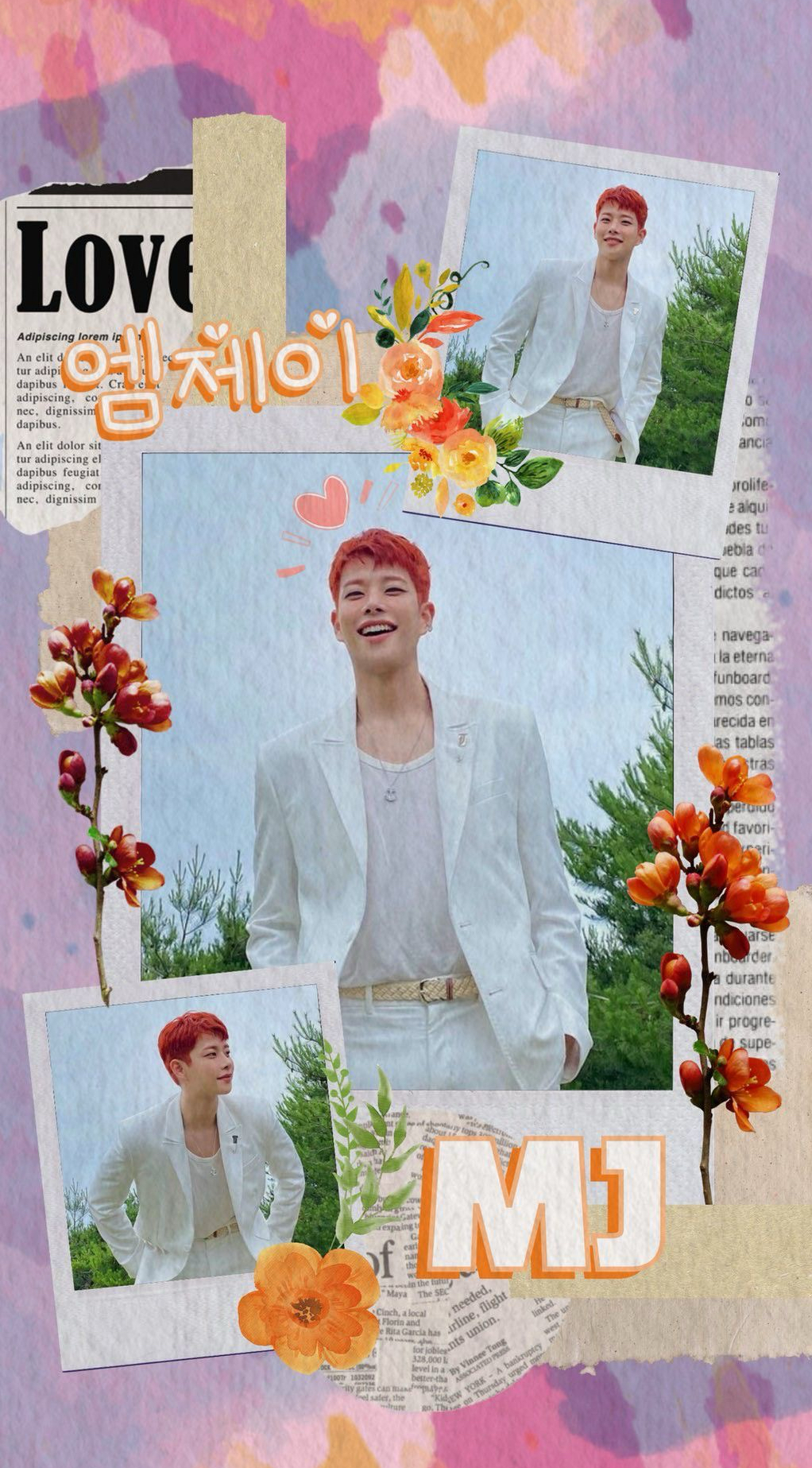 A moment captured by MJ (ASTRO)'s fan