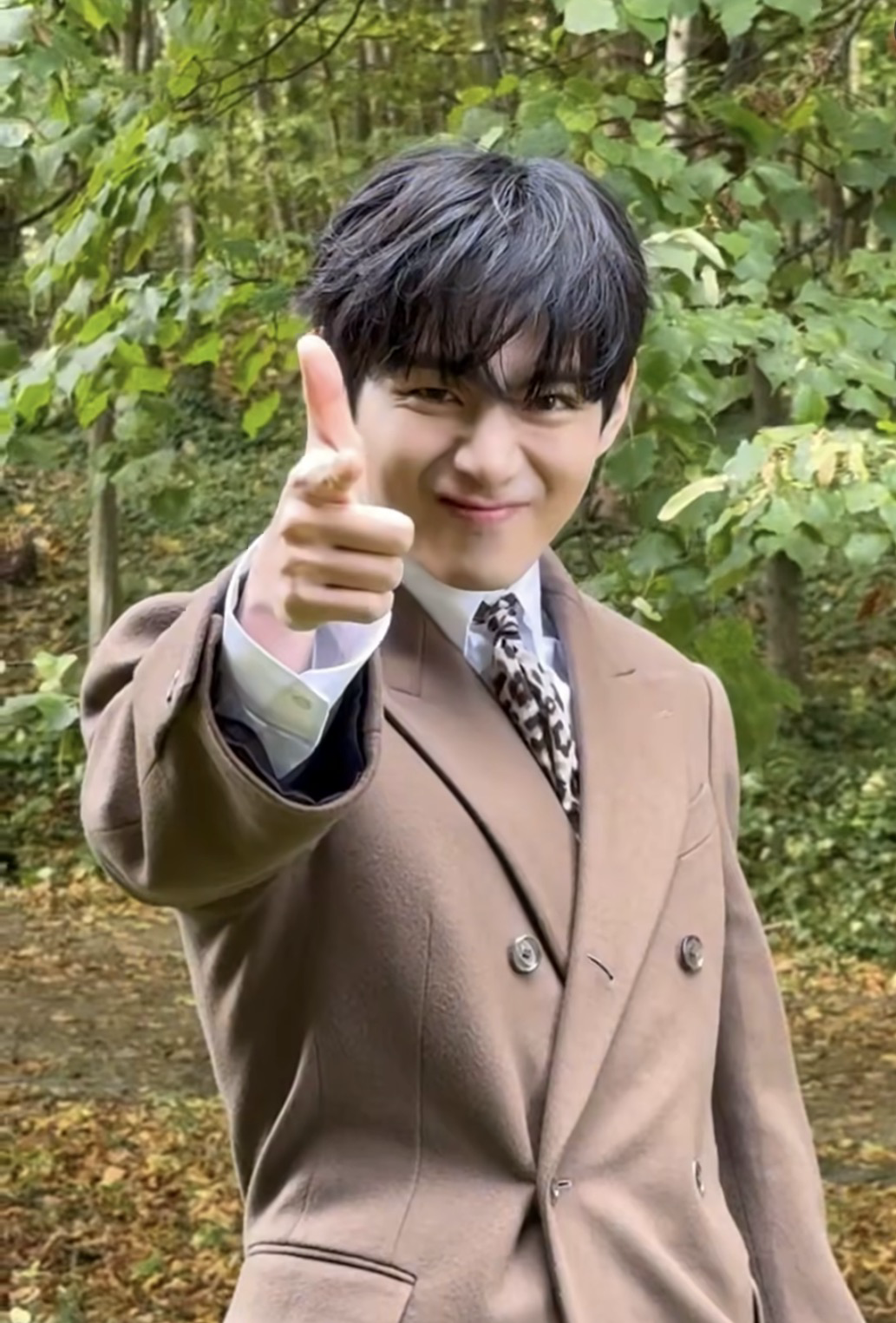 Recent activity shot of V (BTS)