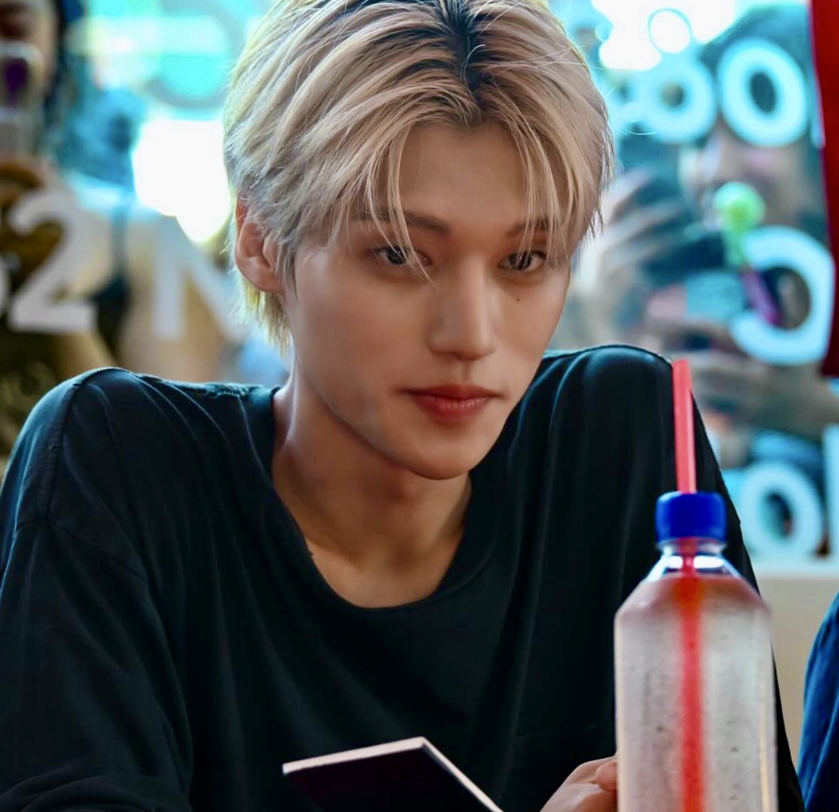 Recent activity shot of Wooyoung (ATEEZ)