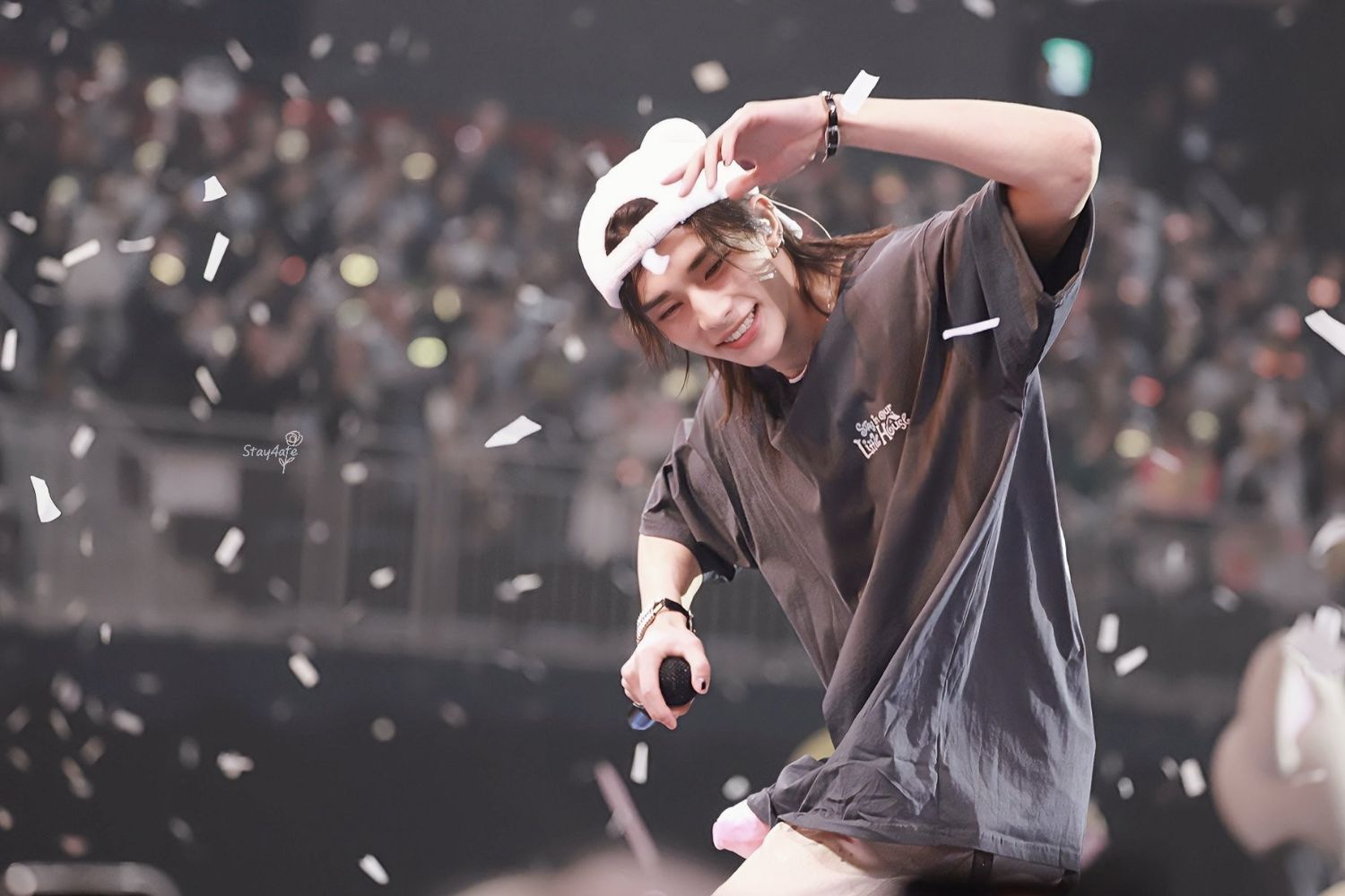 Recent activity shot of Hyunjin (Stray Kids)