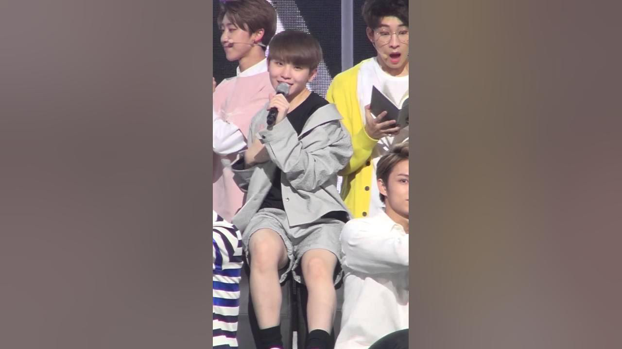 A moment captured by Woozi (SEVENTEEN)'s fan