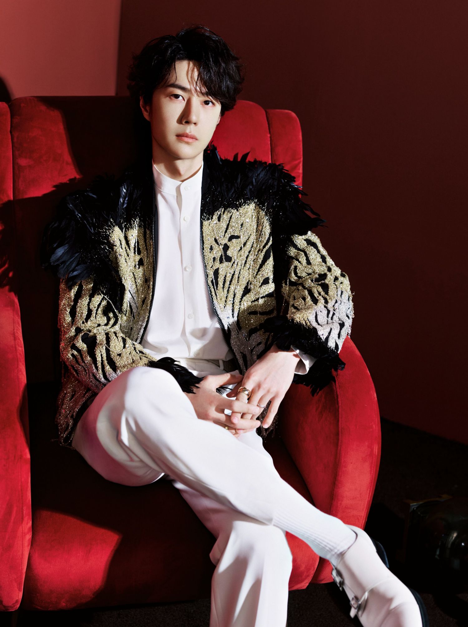 Recent activity shot of Wang Yibo