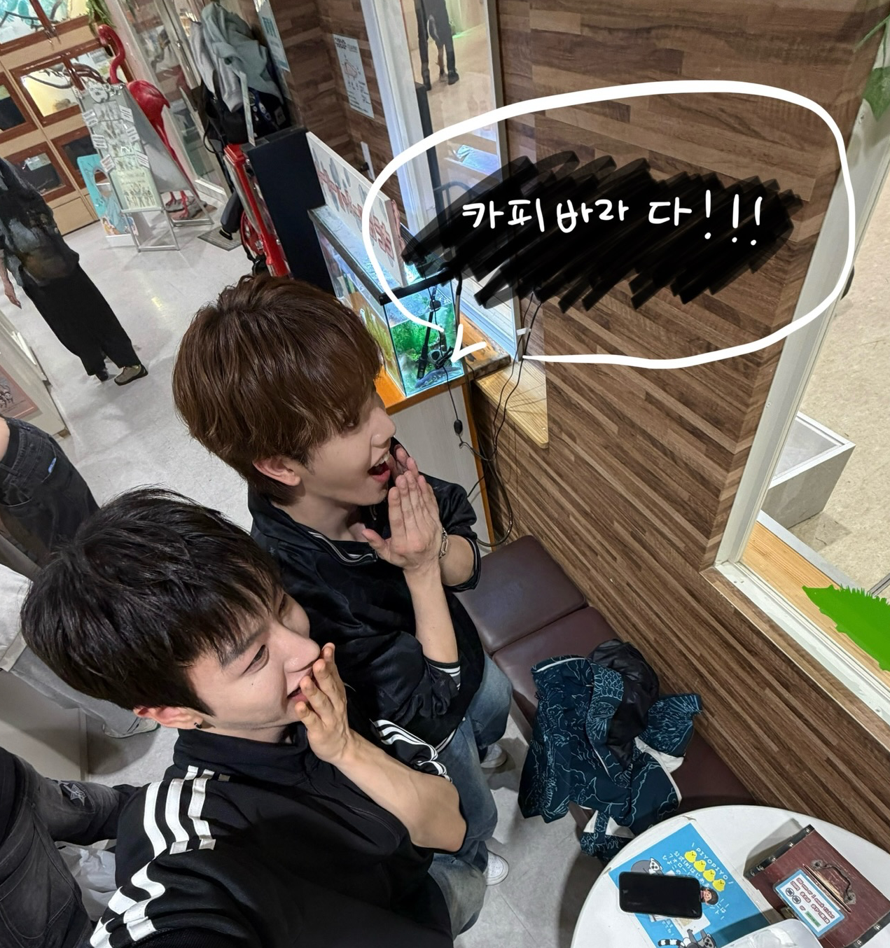 A moment captured by Huiwon (n.SSign)'s fan