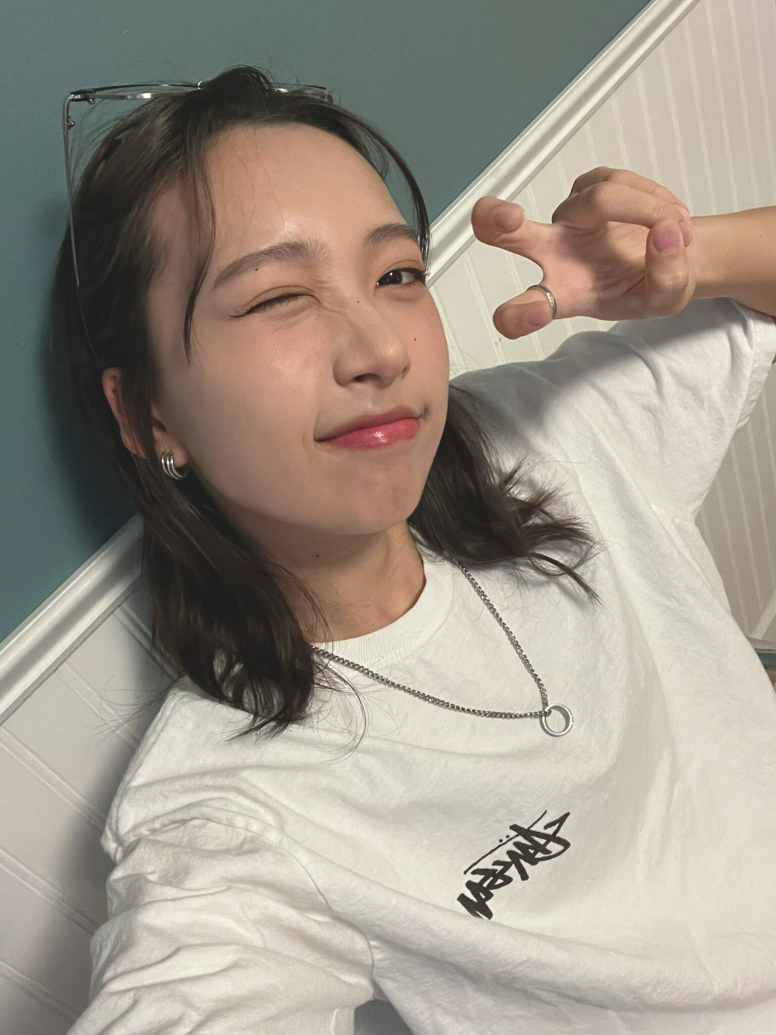 A moment captured by Stray Kids's fan