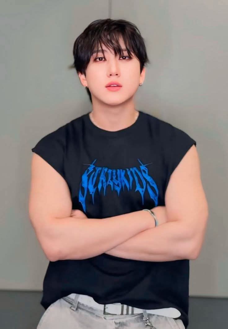 Recent activity shot of Changbin (Stray Kids)